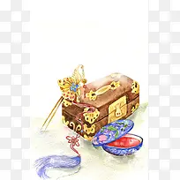 �ֻ��ɫ���β廭-������