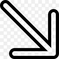 斜箭头图标-空若网 斜箭头图标-空若网