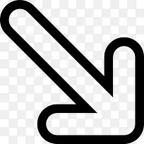 斜箭头图标-空若网 斜箭头图标-空若网