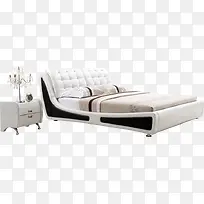 高清白色软包床家具-空若网 高清白色软包床家具-空若网