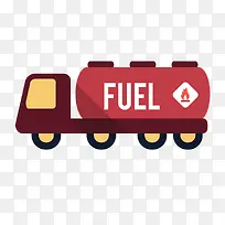 矢量扁平燃料车素材-空若网 矢量扁平燃料车素材-空若网