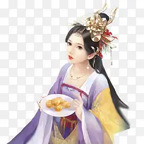 可爱点心贴心皇妃手绘-空若网 可爱点心贴心皇妃手绘-空若网