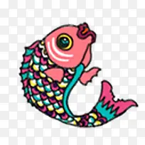 彩色卡通鱼-空若网 彩色卡通鱼-空若网