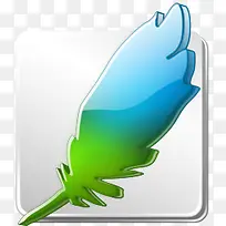 羽毛图标设计-空若网 羽毛图标设计-空若网