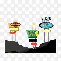 插画路标下载-空若网 插画路标下载-空若网