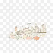 矢量城市插画-空若网 矢量城市插画-空若网