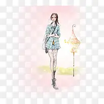 插画妹子-空若网 插画妹子-空若网