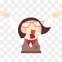 手绘创意卡通人物-空若网 手绘创意卡通人物-空若网