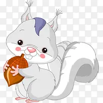 灰色松鼠可爱萌-空若网 灰色松鼠可爱萌-空若网