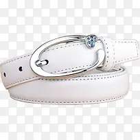 白色时尚夏季腰带-空若网 白色时尚夏季腰带-空若网