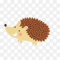 刺猬卡通矢量素材-空若网 刺猬卡通矢量素材-空若网