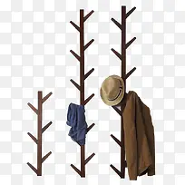 木质衣挂素材-空若网 木质衣挂素材-空若网
