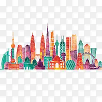 彩色城市图片-空若网 彩色城市图片-空若网