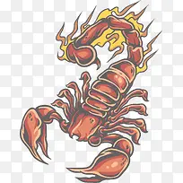 手绘蝎子-空若网 手绘蝎子-空若网