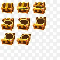 宝箱样式素材-空若网 宝箱样式素材-空若网