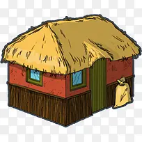 卡通房子-空若网 卡通房子-空若网