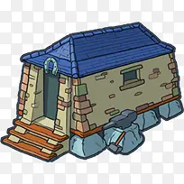 卡通房子-空若网 卡通房子-空若网