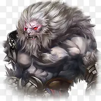 白色长毛兽人-空若网 白色长毛兽人-空若网