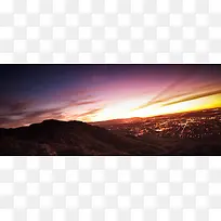 晚霞背景-空若网 晚霞背景-空若网