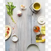 简约食物绿叶海报-空若网 简约食物绿叶海报-空若网