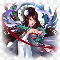 手绘惜月郡主-空若网 手绘惜月郡主-空若网