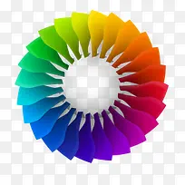 唯美彩色环-空若网 唯美彩色环-空若网