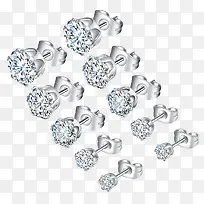 耳钉精修银色-空若网 耳钉精修银色-空若网