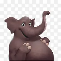 卡通大象-空若网 卡通大象-空若网