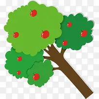 果树装饰设计矢量-空若网 果树装饰设计矢量-空若网