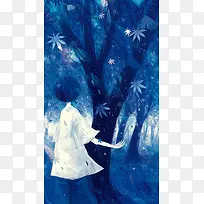 �ֻ���ɫ�ľ��廭-������