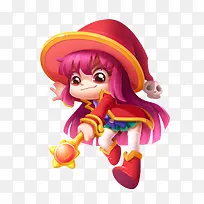 卡通可爱女巫-空若网 卡通可爱女巫-空若网