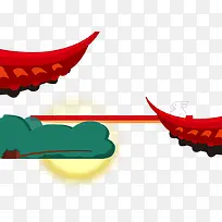 扁平化古典屋檐-空若网 扁平化古典屋檐-空若网