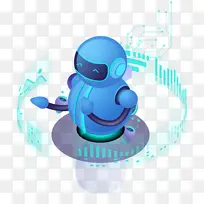 科技元素机器人元素可视化图形智慧管理元素-空若网 科技元素机器人元素可视化图形智慧管理元素-空若网