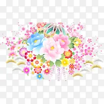 多彩鲜艳的鲜花束-空若网 多彩鲜艳的鲜花束-空若网