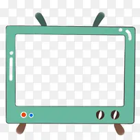 可爱电视机装饰边框-空若网 可爱电视机装饰边框-空若网