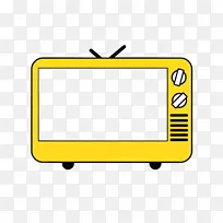 卡通插画小电视-空若网 卡通插画小电视-空若网