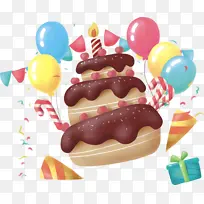 生日蛋糕绘画-空若网 生日蛋糕绘画-空若网