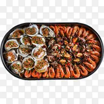 生蚝花甲大虾.-空若网 生蚝花甲大虾.-空若网