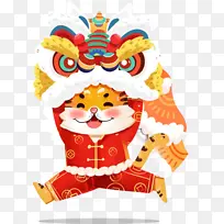 虎年手绘插画素材-空若网 虎年手绘插画素材-空若网