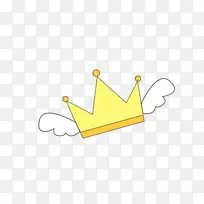 带翅膀的黄色皇冠-空若网 带翅膀的黄色皇冠-空若网