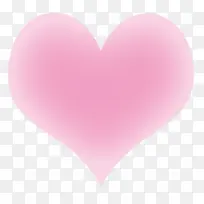 渐变粉色爱心-空若网 渐变粉色爱心-空若网