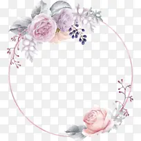 手绘花圈花边-空若网 手绘花圈花边-空若网