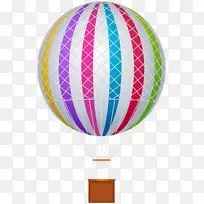 六彩卡通热气球-空若网 六彩卡通热气球-空若网