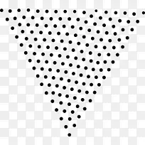 三角形圆形不规则分布黑白图-空若网 三角形圆形不规则分布黑白图-空若网