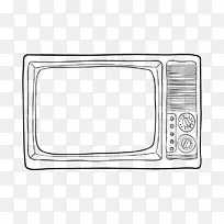 卡通手绘电视机素材-空若网 卡通手绘电视机素材-空若网