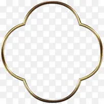 复古四瓣花边金属镂空边框-空若网 复古四瓣花边金属镂空边框-空若网