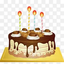 高清巧克力生日蛋糕-空若网 高清巧克力生日蛋糕-空若网