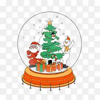 圣诞节平安夜水晶球-空若网 圣诞节平安夜水晶球-空若网