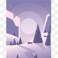 森系插画背景-空若网 森系插画背景-空若网