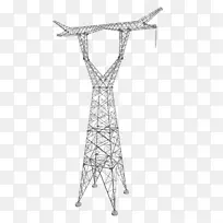 输电线路上的杆塔-空若网 输电线路上的杆塔-空若网